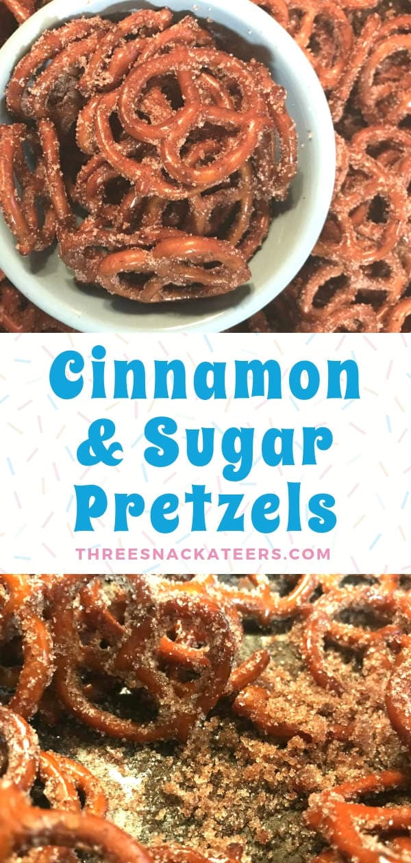 Easy Homemade Cinnamon Sugar Pretzels Recipe - The Three Snackateers