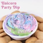 This magical Unicorn Party Dip is a colorful and fun, no-bake dessert dip! You need a few simple ingredients and less than 10 minutes to make this delicious, rainbow dip.