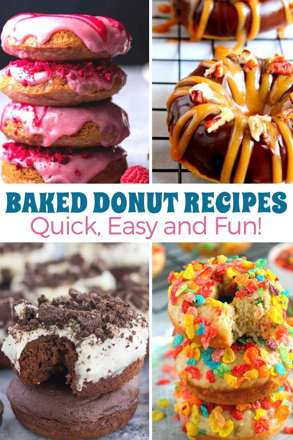 11 Easy Oven Baked Donuts • The Three Snackateers