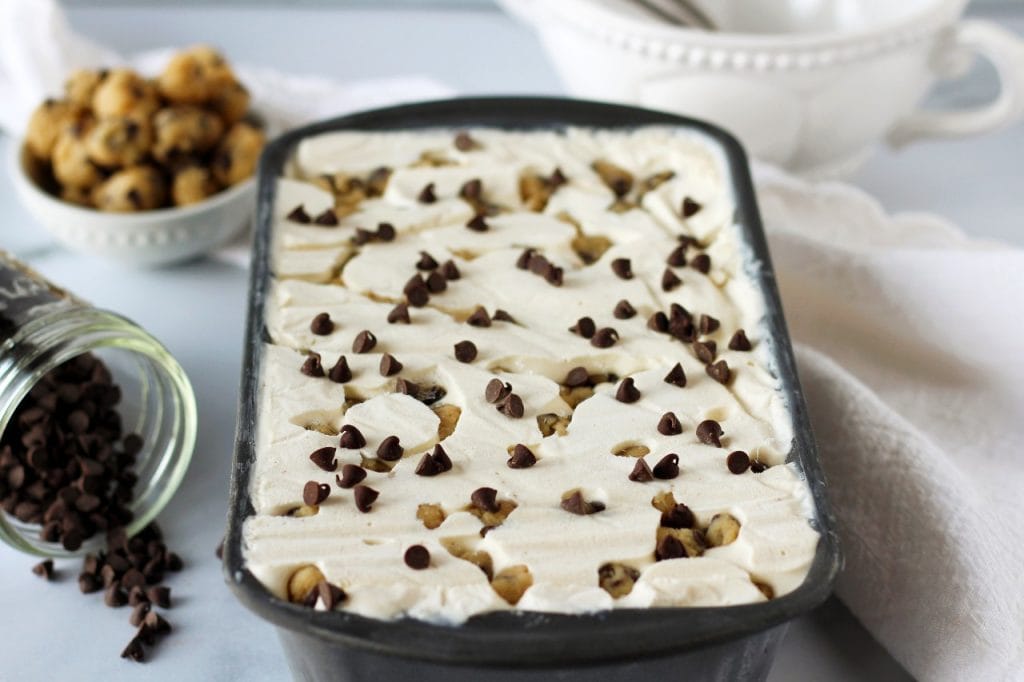 the best chocolate chip cookie dough ice cream recipe
