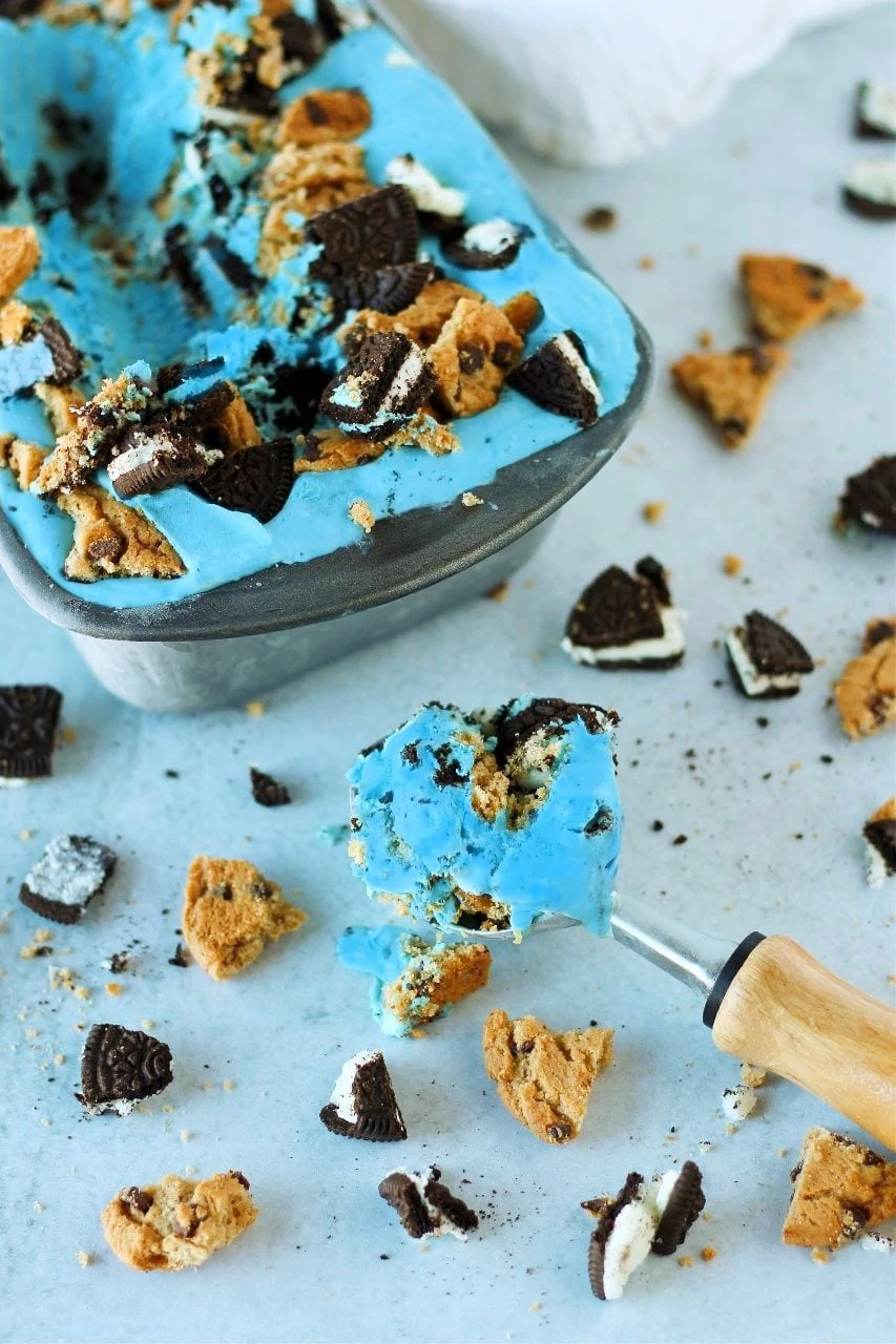 Cookie Monster Ice Cream Recipe The Three Snackateers 5446