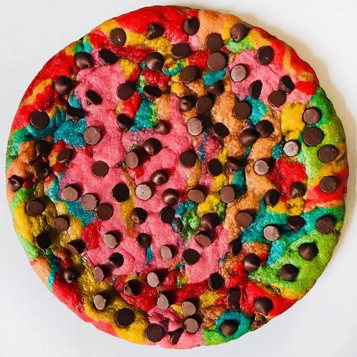 Baked In Color Custom Rainbow Cookie Cake