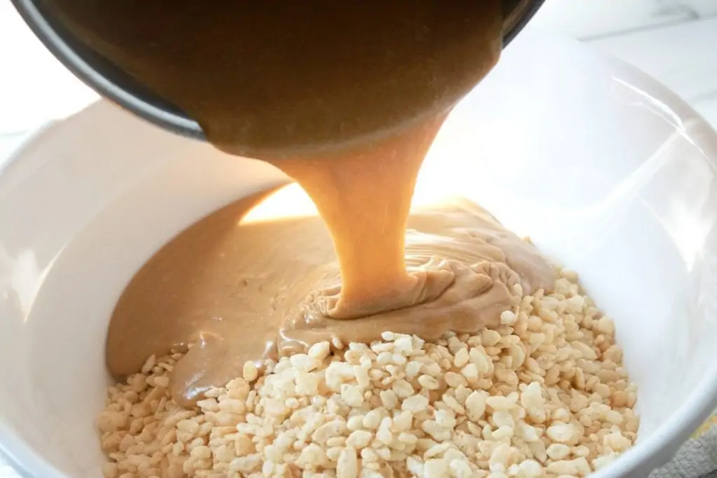 Peanut Butter Chocolate Rice Krispie Treats Recipe Add PB