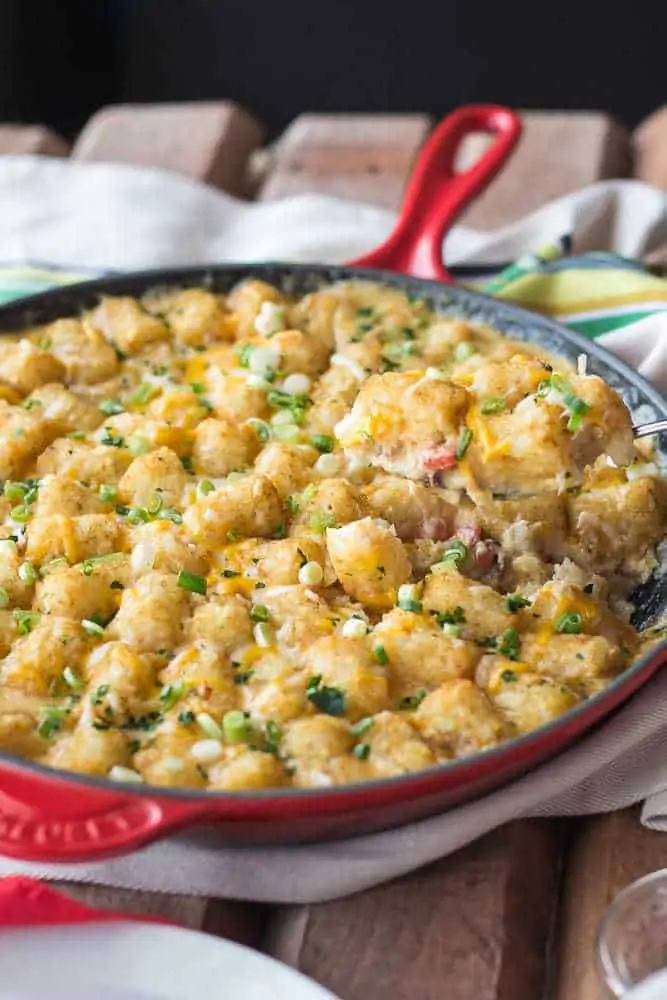 Texas Tater Tot Casserole Recipe With Beef Brisket