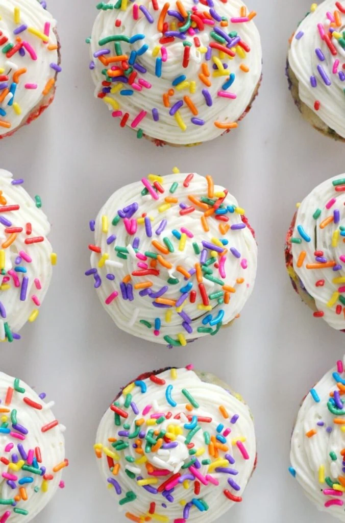 Gluten Free Funfetti Cupcakes