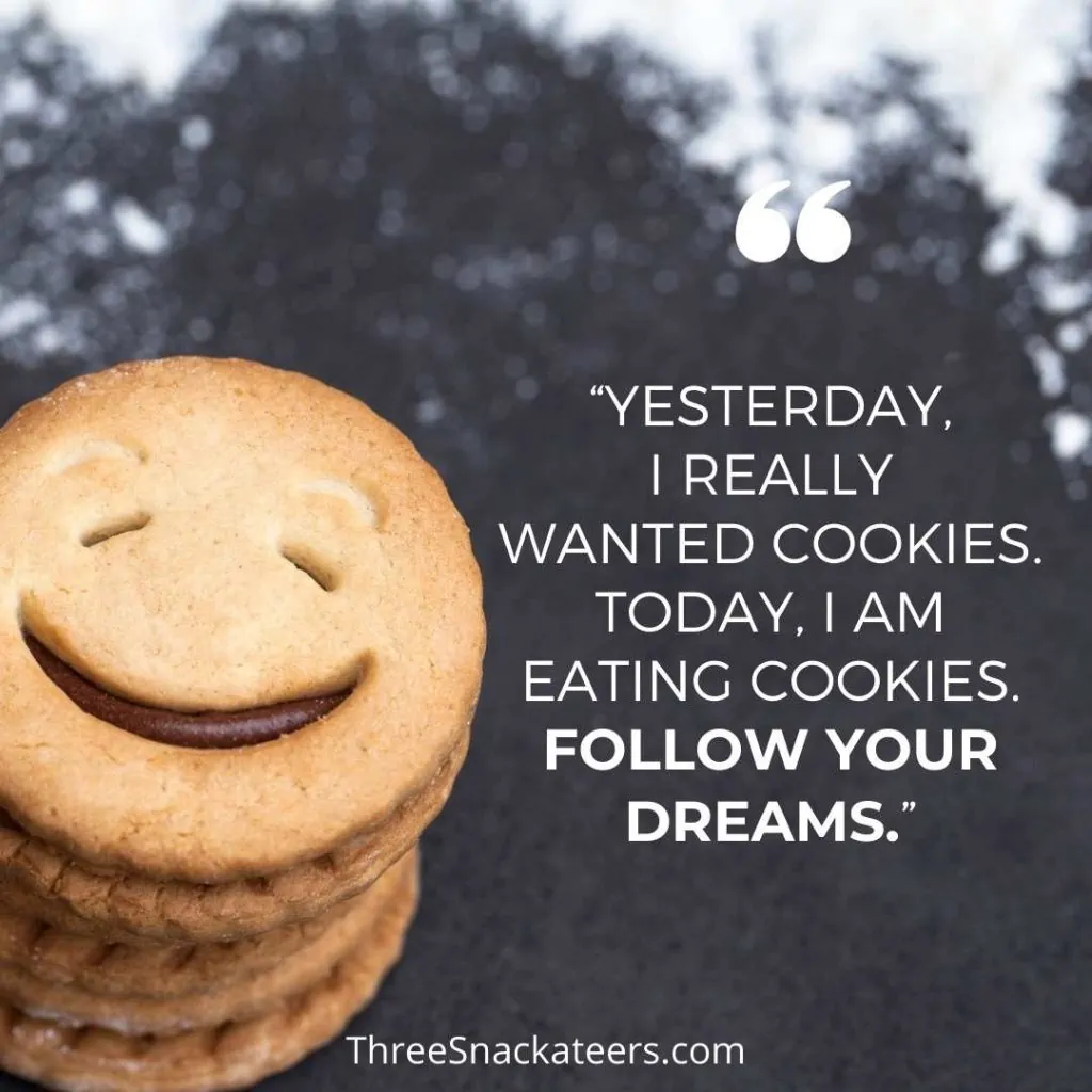 75+ Best Cookie Quotes and Captions - The Three Snackateers