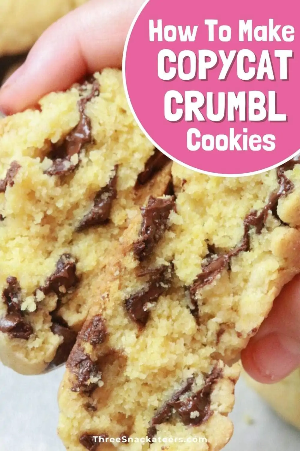 Copycat Crumbl Chocolate Chip Cookies Recipe The Three Snackateers 1586
