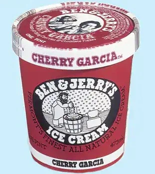 Ben and Jerrys Cherry Garcia Ice Cream Flavor Original Package