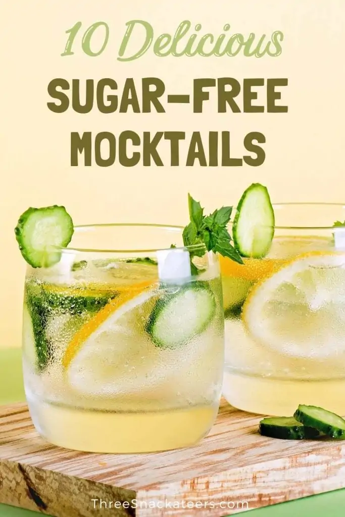 Best Sugar Free Mocktail Recipes Pin