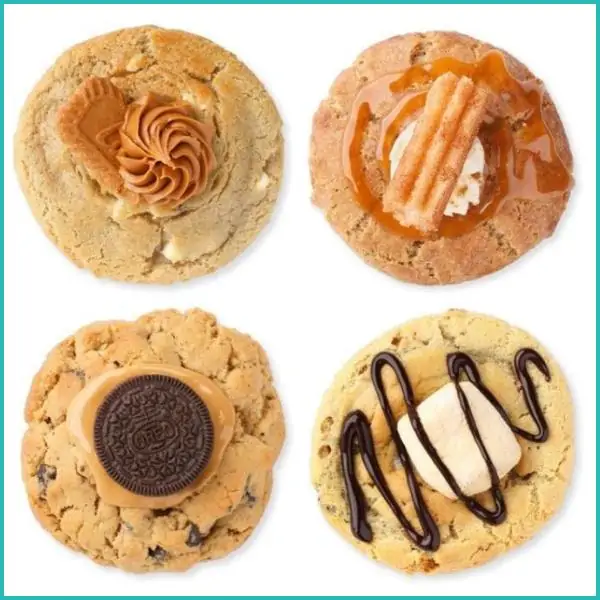 Dirty Dough Cookies - Cookie Butter, Dirty Churro, Peanut Butter with Oreo, Smores