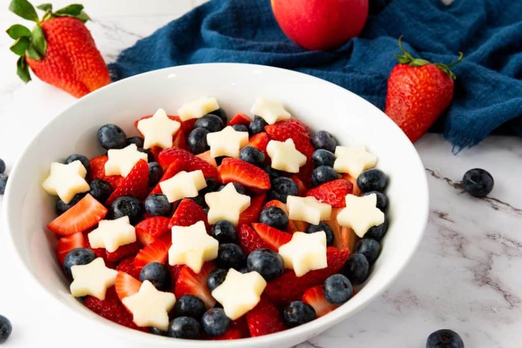 Star-Spangled Fruit Salad - The Three Snackateers